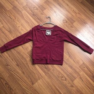 Old Navy V Neck Magenta Sweater
